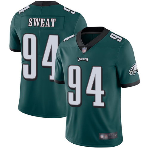 Men Philadelphia Eagles #94 Josh Sweat Midnight Green Team Color Vapor Untouchable NFL Jersey Limited Player 100th->philadelphia eagles->NFL Jersey